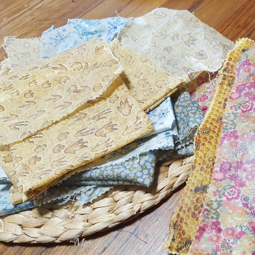 Beeswax wraps, snack-bags 